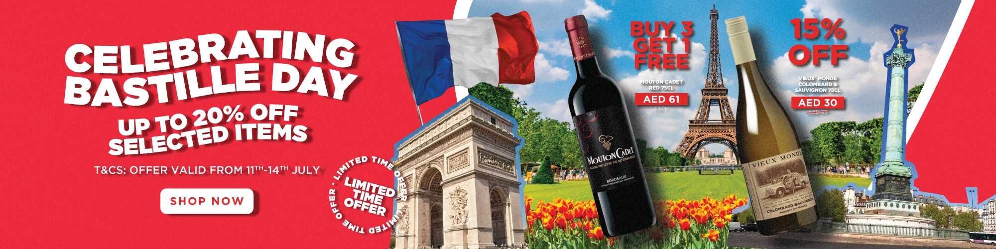 MMI RAK - JULY Bastille Day - 11th to 14th 