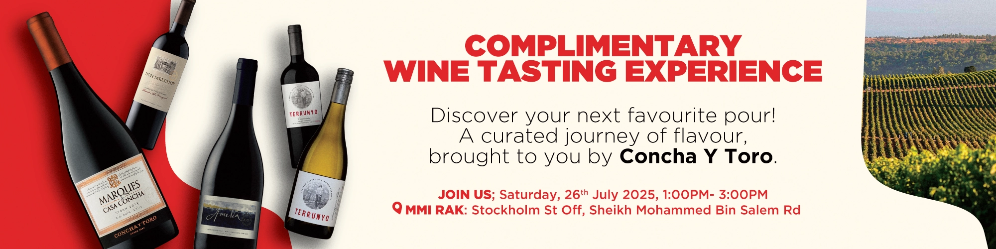 MMI RAK - WINE TASTING - 26TH JUNE
