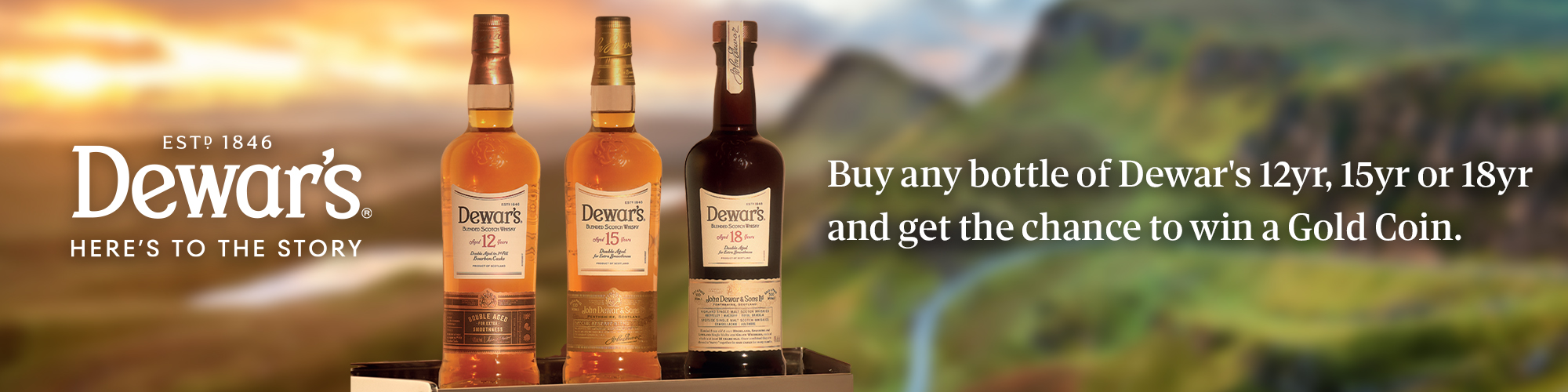 Dewars Gold Coin
