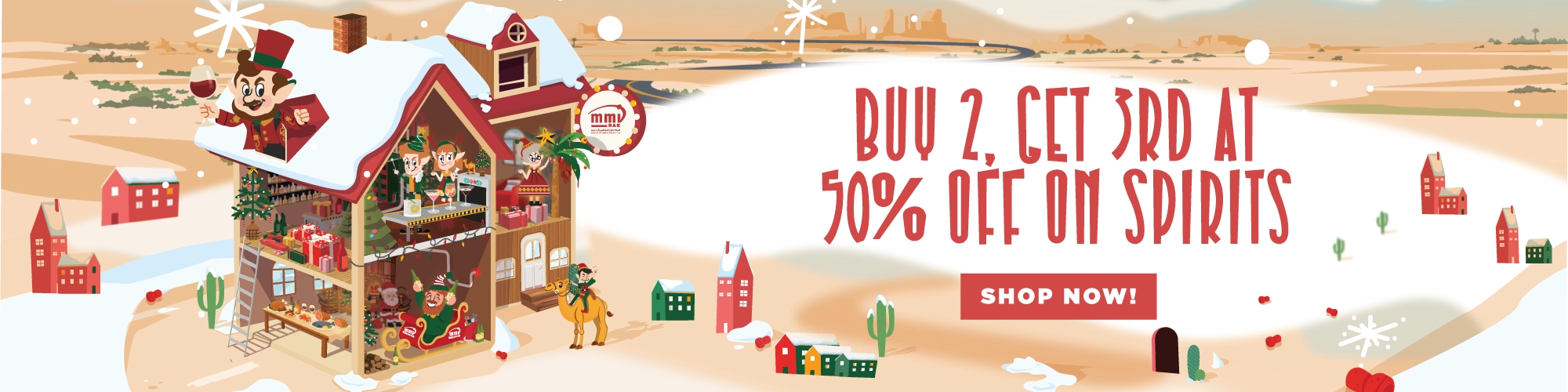 RAK - SPIRITS GET 3RD 50% OFF