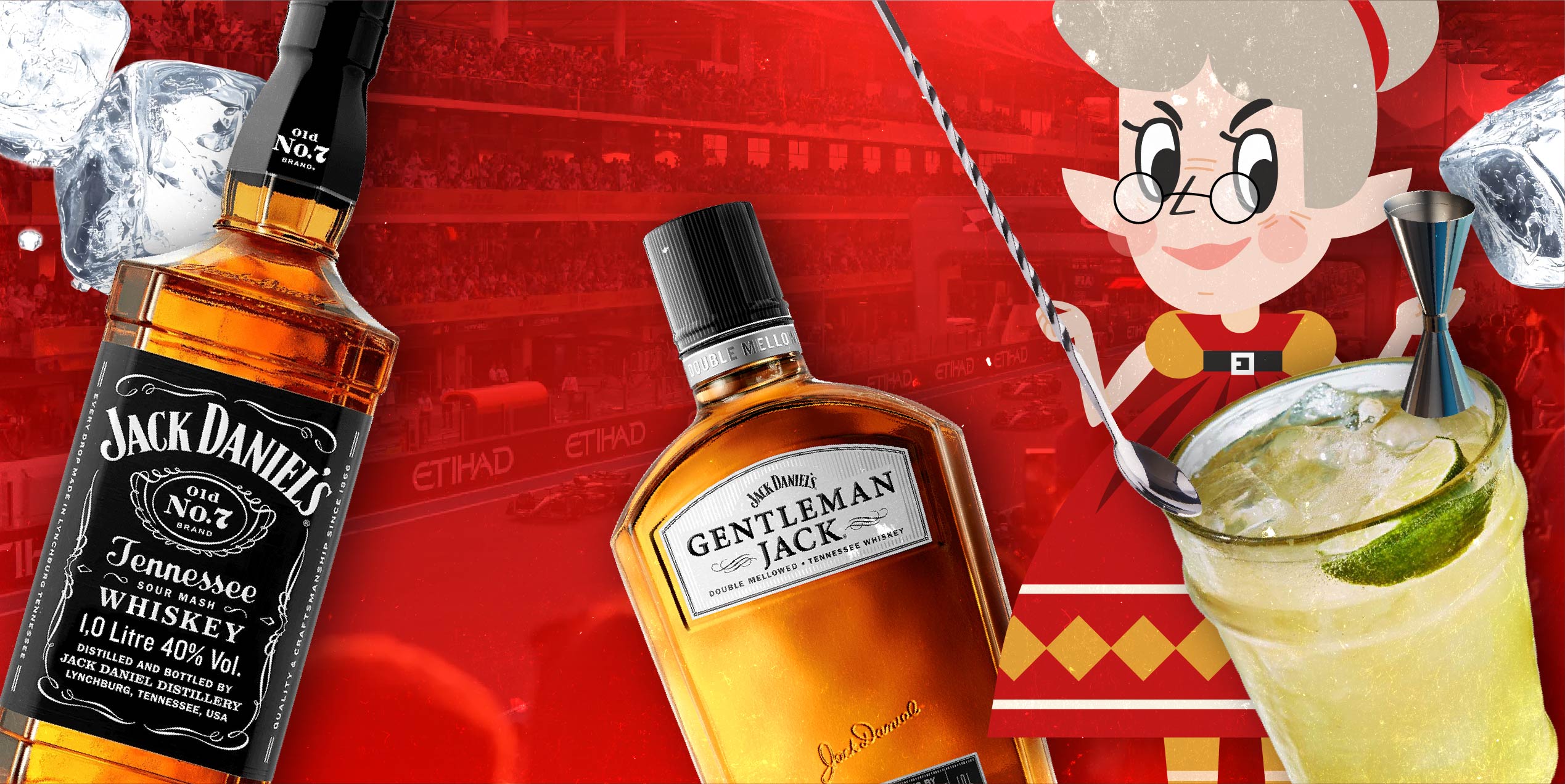 Elf-approved Jack Daniel's serves for race day