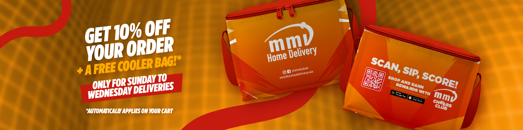 10% Off + Cooler Bag