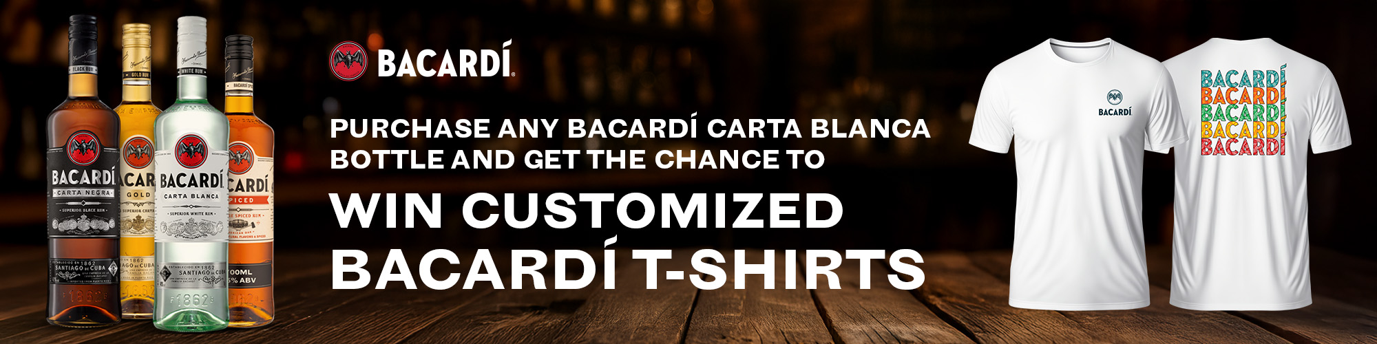Bacardi Carta Free T-Shirt - Banner 5