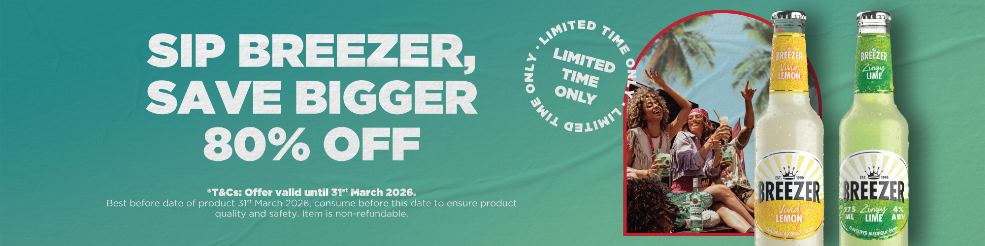 Breezer 80% OFF - Banner 1.1