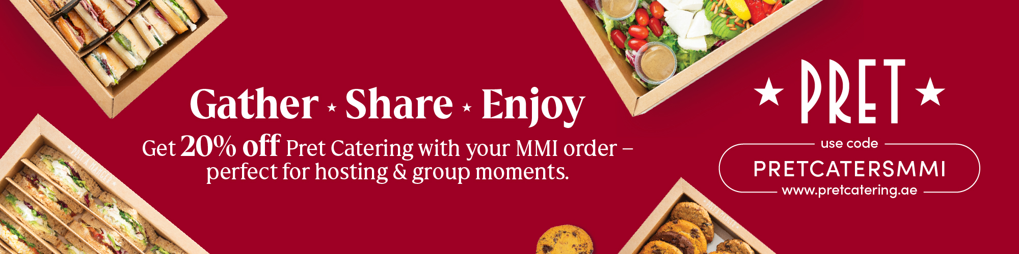 PRET 20% Off ( 7th April to 30th) 
