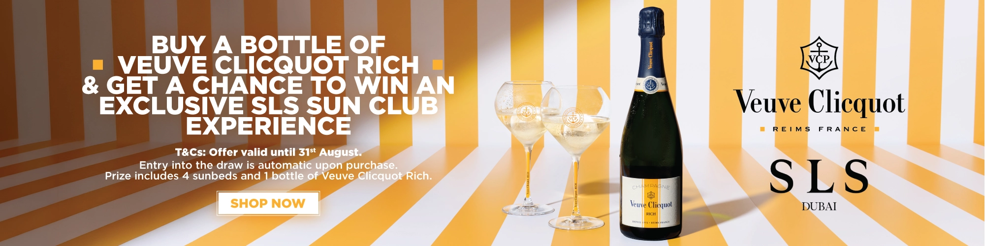 VEUVE CLCQUOT RICH- ( 5 th banner) Banner- 100000231